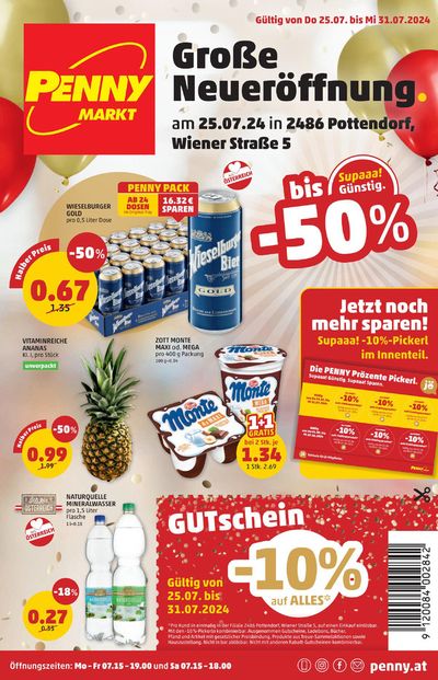 Angebote von Supermärkte in Wiener Neustadt | Unsere besten Angebote für Sie in Penny | 19.7.2024 - 2.8.2024