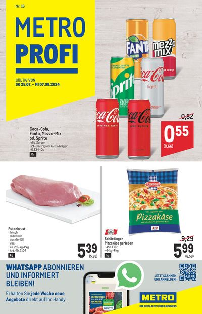 Angebote von Supermärkte in St. Pölten | Attraktive Sonderangebote für alle in Metro | 25.7.2024 - 7.8.2024