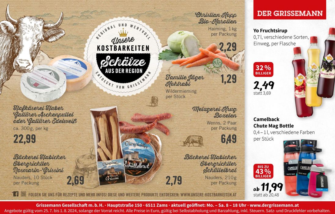 Der Grissemann Katalog | Tolle Rabatte auf ausgewählte Produkte | 24.7.2024 - 7.8.2024