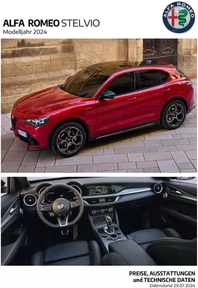 Alfa Romeo Katalog in Wien | Alfa Romeo Stelvio | 24.7.2024 - 24.7.2025