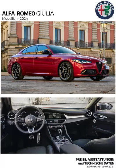 Alfa Romeo Katalog in Wien | Alfa Romeo Giulia | 24.7.2024 - 24.7.2025