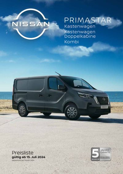 Nissan Katalog in Wien | Primastar Kombi | 27.7.2024 - 27.7.2025