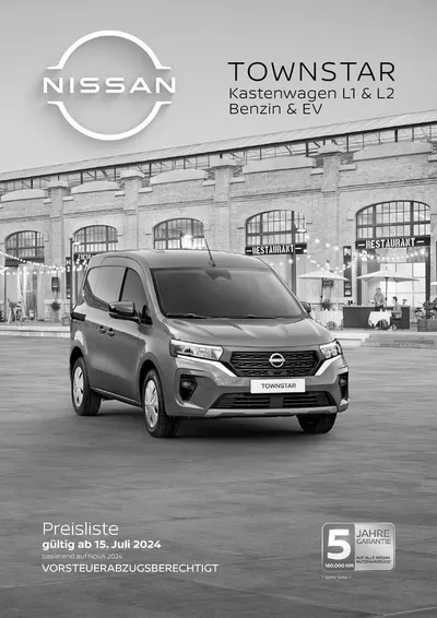 Nissan Katalog in Rietz | Townstar Kastenwagen EV | 25.7.2024 - 25.7.2025