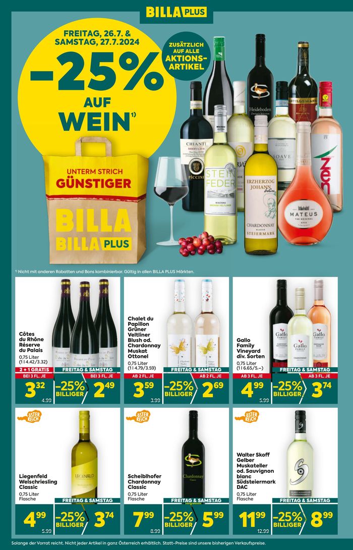 Billa Katalog in Graz | Unsere besten Deals für Sie | 25.7.2024 - 8.8.2024