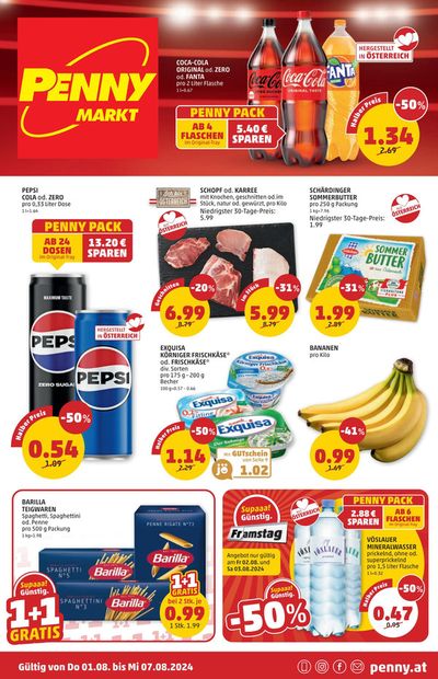 Angebote von Supermärkte in Wiener Neustadt | Unsere besten Deals für Sie in Penny | 26.7.2024 - 9.8.2024