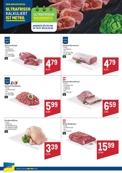 Angebote von Supermärkte in Graz | Unsere besten Deals für Sie in Metro | 28.7.2024 - 3.8.2024