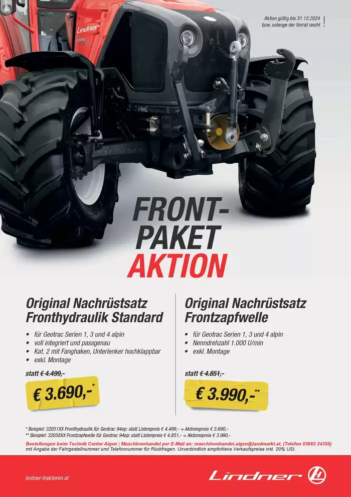 Landmarkt Katalog | Front-Paket Aktion | 30.7.2024 - 31.12.2024