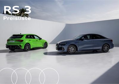 Audi Katalog in Zwettl-Niederösterreich | Audi RS 3 Sportback | 27.8.2024 - 27.8.2025