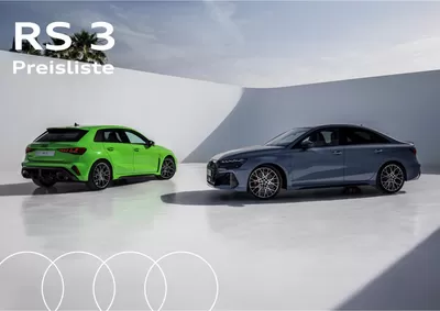 Audi Katalog in Wien | Audi RS 3 Sportback | 27.8.2024 - 27.8.2025