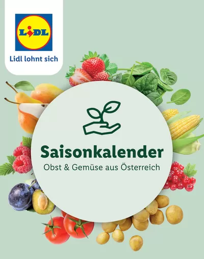 Lidl Katalog in Innsbruck | Sonderflyer Saisonkalender | 1.9.2024 - 1.9.2026