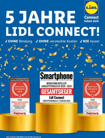 Lidl Katalog in Oberwart | Sonderflyer Lidl Connect | 6.9.2024 - 25.9.2024