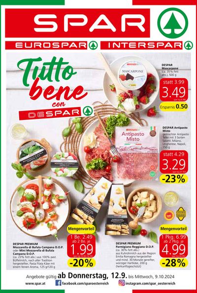 Spar Katalog in Kaindorf | Unsere besten Angebote für Sie | 11.9.2024 - 25.9.2024