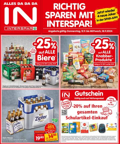 Interspar Katalog in Vösendorf | Rabatte und Aktionen | 12.9.2024 - 26.9.2024