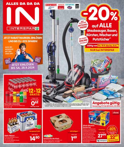 Interspar Katalog in Vösendorf | Aktuelle Schnäppchen und Angebote | 17.9.2024 - 1.10.2024