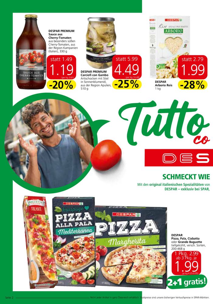 Spar Katalog in Wolfsberg | Aktuelle Schnäppchen und Angebote | 18.9.2024 - 2.10.2024