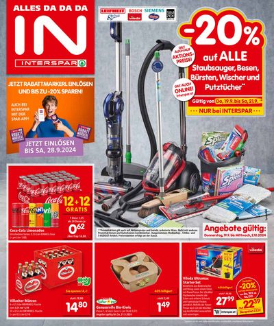 Interspar Katalog in Vösendorf | Unsere besten Schnäppchen | 18.9.2024 - 2.10.2024