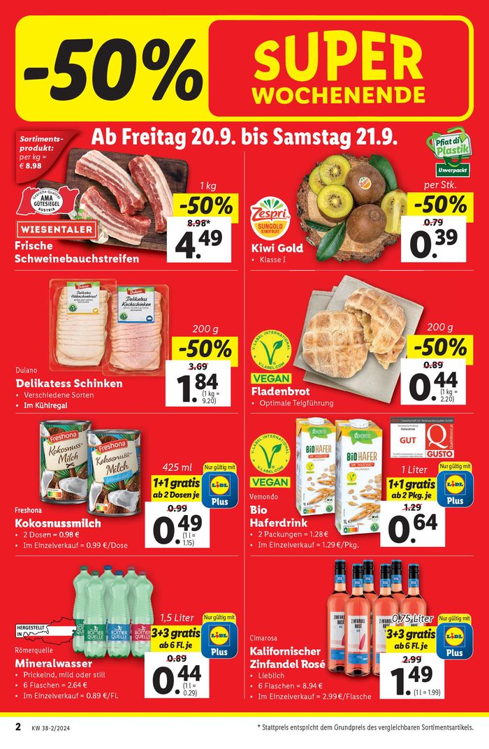 Lidl Katalog in Kottingbrunn | Tolles Angebot für alle Kunden | 19.9.2024 - 25.9.2024