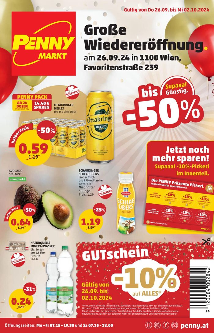 Penny Katalog in Weppersdorf | Unsere besten Angebote für Sie | 20.9.2024 - 4.10.2024