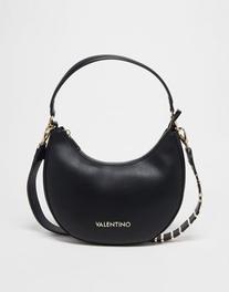 Valentino – Alexia – Schulter-Satteltasche in Schwarz für 159€ in ASOS