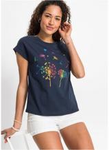T-Shirt mit floralem Print für 13,99€ in Bonprix