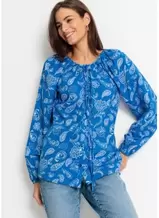 Bluse mit Raffungen für 8,99€ in Bonprix