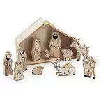 Krippe aus MDF, 25 x 19 x 6 cm für 12,99€ in Buttinette