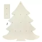 Tannenbaum mit Haken aus Holz, 49,5 x 55 cm für 16,99€ in Buttinette