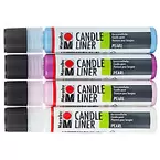 Marabu Candle-Liner-Set Trend, 4x 25 ml für 11,99€ in Buttinette