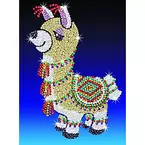 Sequin Art Paillettenbild "Lama", 25 x 34 cm für 15,99€ in Buttinette