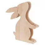 Reagenzglashalter "Hase" aus Holz, 30 cm für 6,99€ in Buttinette