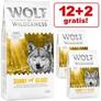 12 + 2 kg gratis! 14 kg Wolf of Wilderness Trockenfutter für 54,99€ in Zooplus