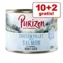 10 + 2 gratis! 12 x 200 g / 400 g Purizon Adult für 21,09€ in Zooplus