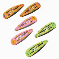 Claire's Club Pastel Glitter Critter Printed Snap Hair Clips - 6 Pack für 4,79€ in Claire's