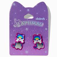 Aphmau™ Claire's Exclusive Rainbow Cat Front & Back Earrings für 8,49€ in Claire's