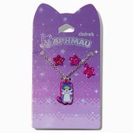 Aphmau™ Claire's Exclusive Rainbow Cat Necklace & Earrings Set - 2 Pack für 12,74€ in Claire's