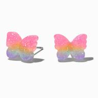 Glitter Rainbow Butterfly Stud Earrings für 2,8€ in Claire's