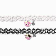 Best Friends Charming Cow Tattoo Choker Necklaces - 2 Pack für 6,49€ in Claire's