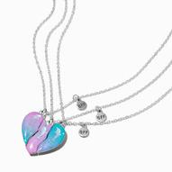 Best Friends Dolphin Ombre Heart Pendant Necklaces - 3 Pack für 8,49€ in Claire's