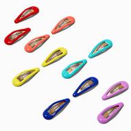 Claire's Club Rainbow Snap Hair Clips - 12 Pack für 3,2€ in Claire's