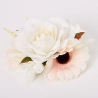 Bouquet Of Roses Hair Clip - Ivory für 4€ in Claire's