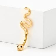 Gold 14G Slithering Snake Belly Ring für 6,8€ in Claire's