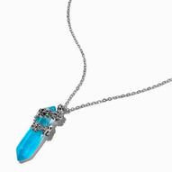 Flower-Wrapped Blue Glow In The Dark Mystical Gem Pendant Necklace für 5,99€ in Claire's