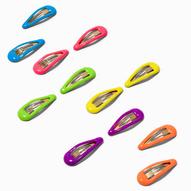 Claire's Club Neon Rainbow Snap Hair Clips - 12 Pack für 3,2€ in Claire's