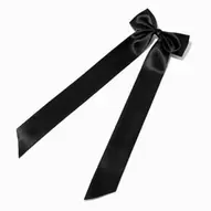 Black Satin Long Tail Hair Bow Clip für 4,19€ in Claire's