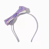 Purple Holographic Side Bow Headband für 5,99€ in Claire's