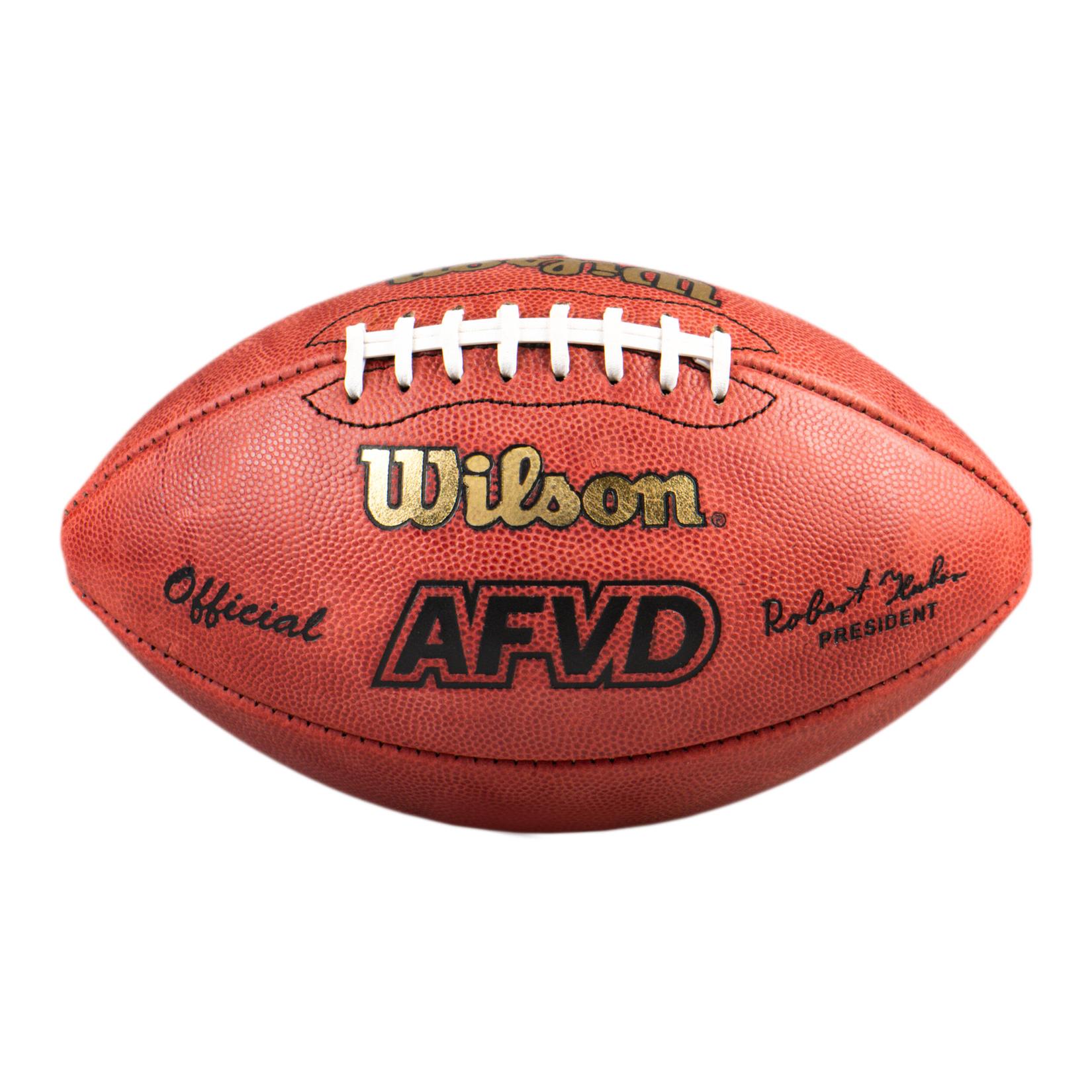 American Football Ball offizielle Grösse - AFVD Game Ball WTF1000 braun für 169,99€ in Decathlon