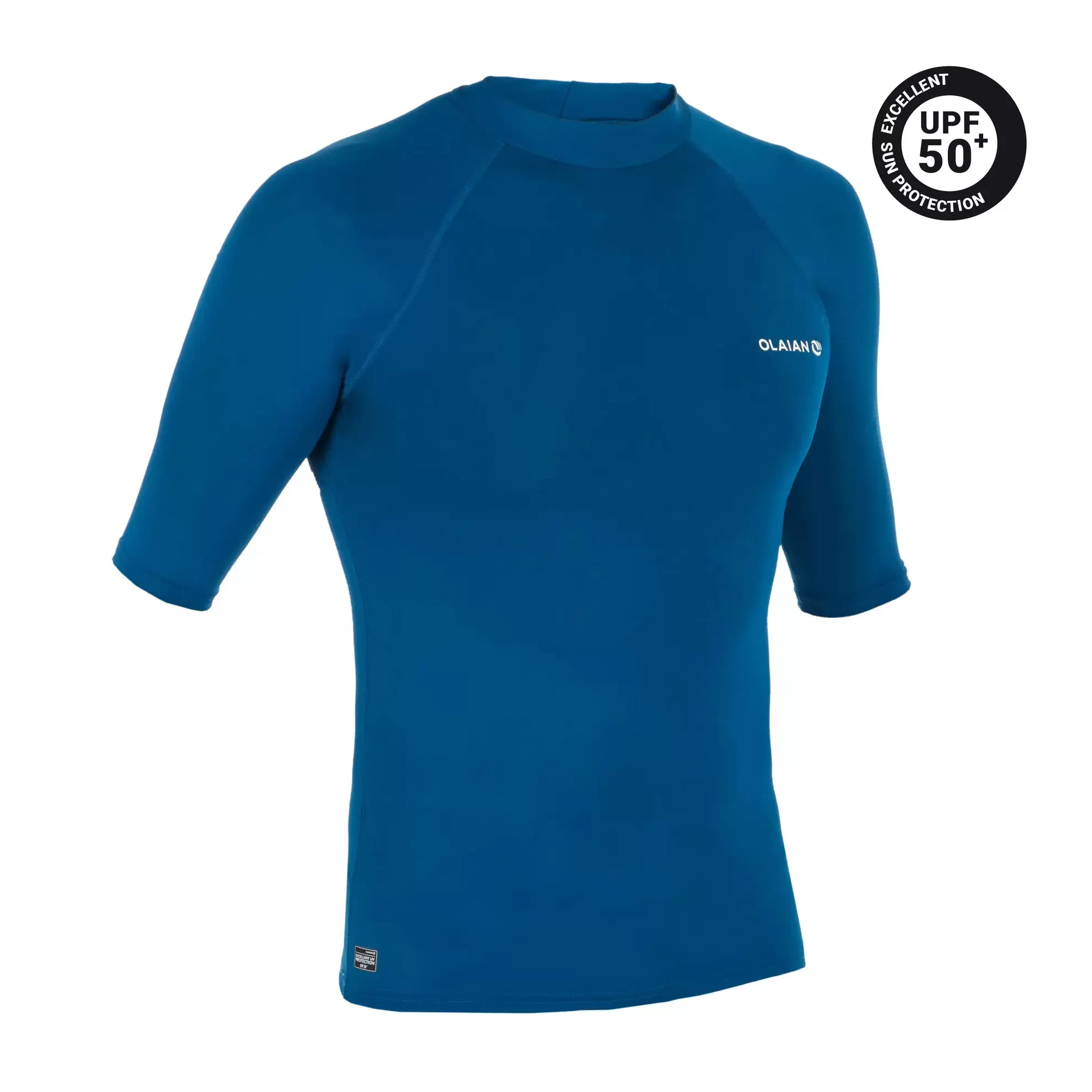 UV-Shirt kurzarm Surfen UV-Top 100 kurzarm Herren blau für 12,99€ in Decathlon