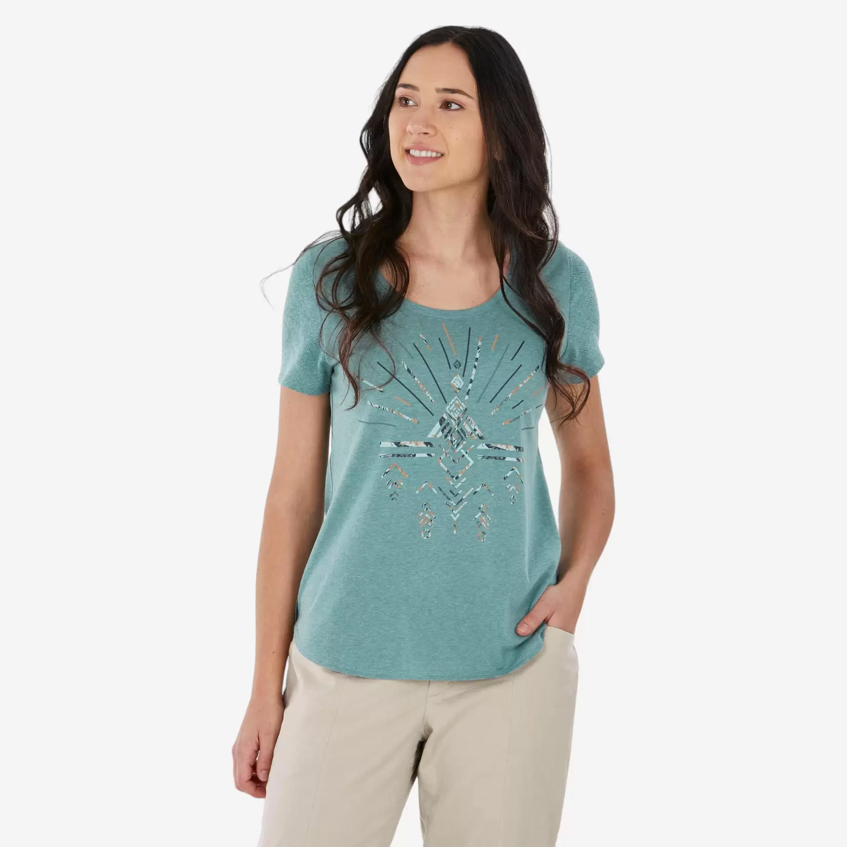 Wandershirt Damen kurzarm - NH500 für 12,99€ in Decathlon