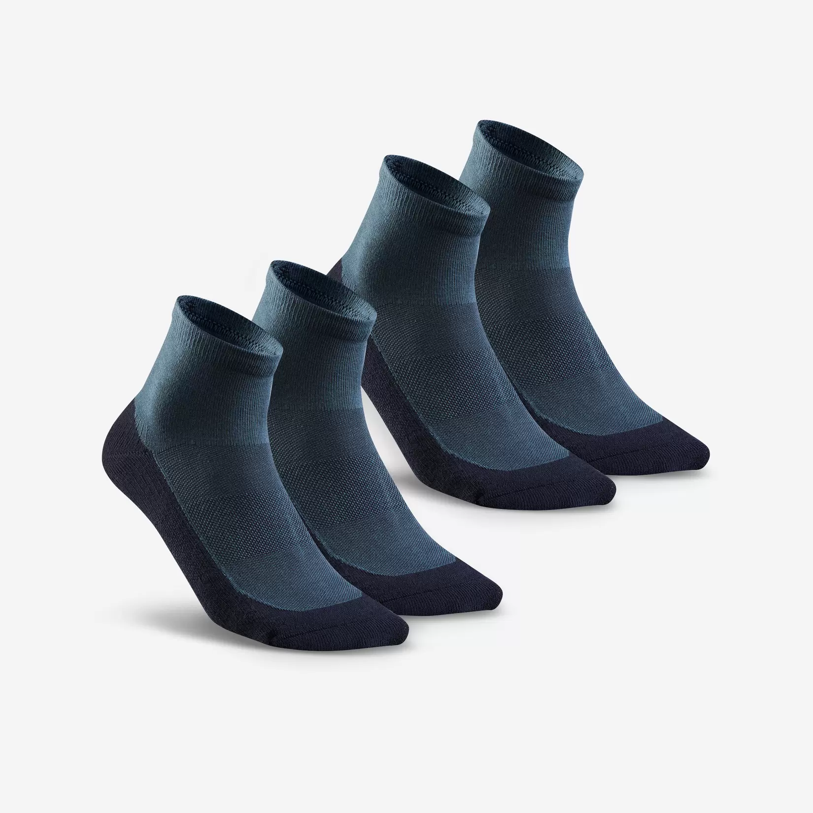 Wandersocken halbhoch 2 Paar - Hike 50 marineblau für 4,99€ in Decathlon