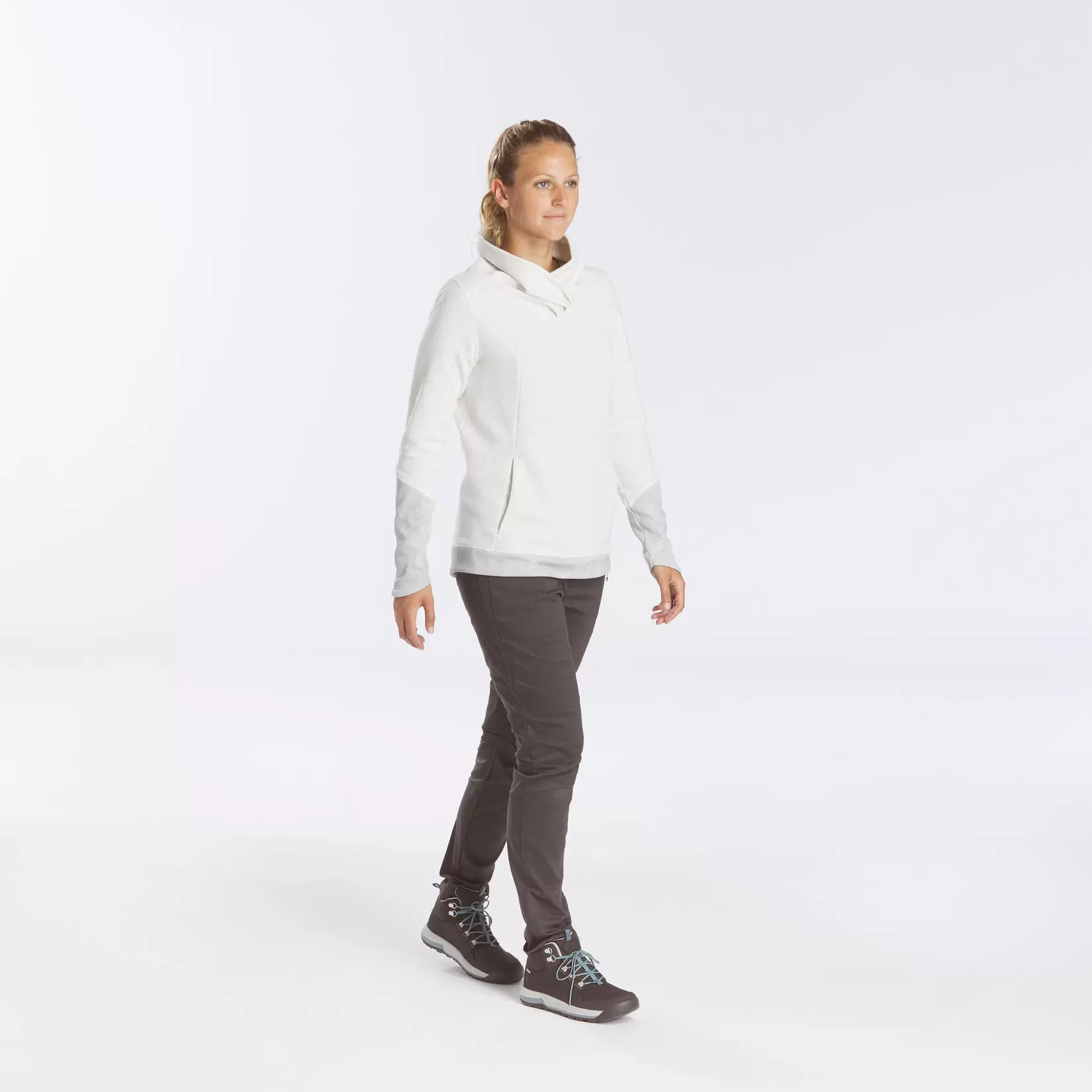 Sweatshirt Damen Wandern - NH100 für 24,99€ in Decathlon